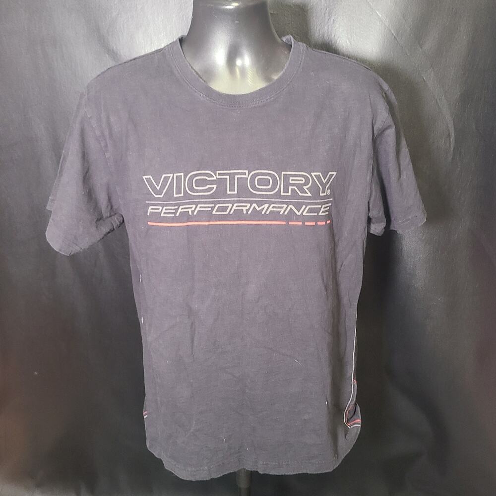 Victory Performance large graphic logo black T-shirt size medium